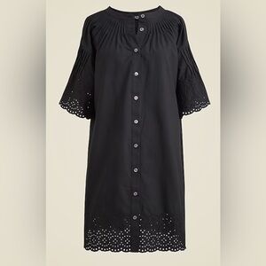 J. Crew Joli Dress in Eyelet Cotton Poplin